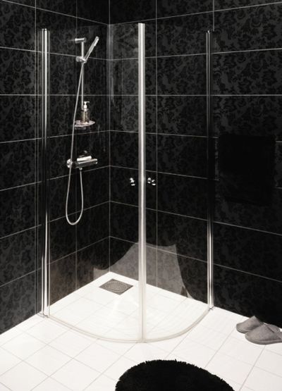 SUIHKUNURKKA PUOLIPYÖR 100X100 KROM SCANDIC GBG