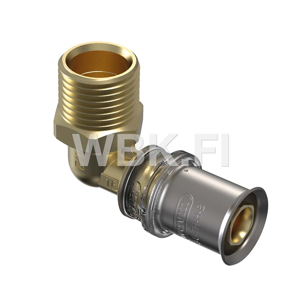 TIGRIS M5 PURISTUSKULMA UK 16X1/2" 90° TIGRIS MESSINKI