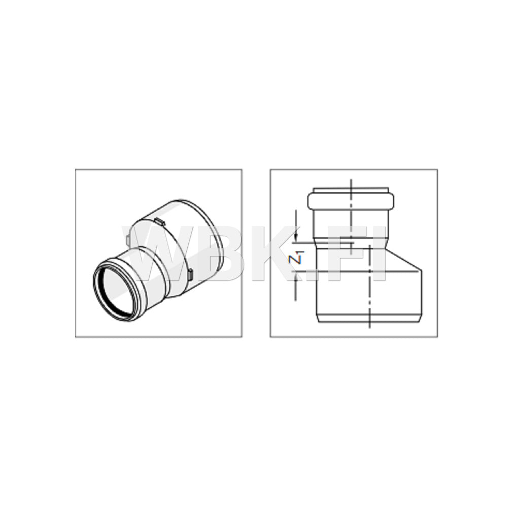 DB SUPISTUSYHDE DN 50/32 RAUPIANO PLUS