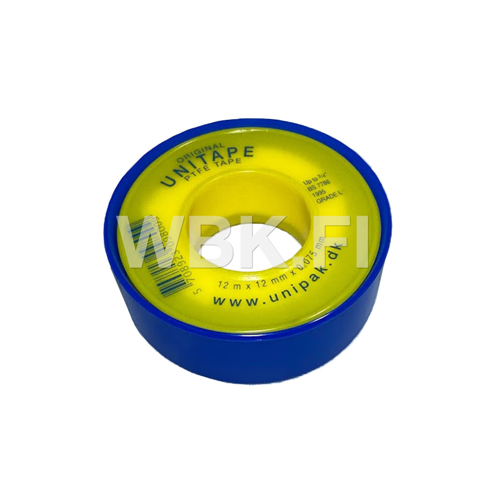 KIERRETEIPPI UNITAPE 12 MM X 12 M PUTKITEIPPI