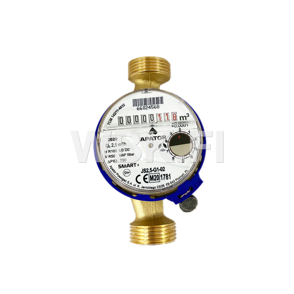 VESIMITTARI SMART+ DN20-Q2,5 KV JS50 SININEN