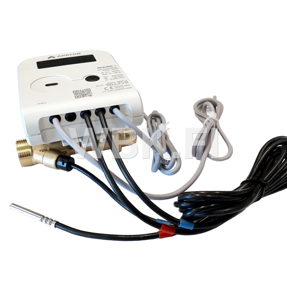 ENERGIAMITTARI INVONIC 2, DN15-Q0,6 G3/4" L=110, MBUS/WMBUS