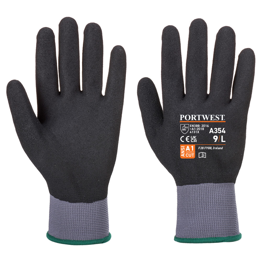 DermiFlex Ultra Pro-käsine - Hiekka nitriilipinta A354-0