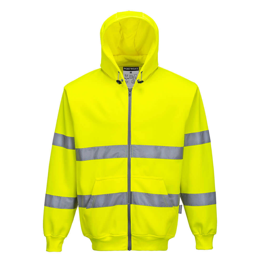 Hi-Vis vetoketjuhuppari B305-1