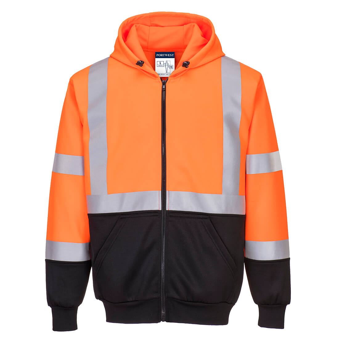 Hi-Vis vetoketjuhuppari B315-0
