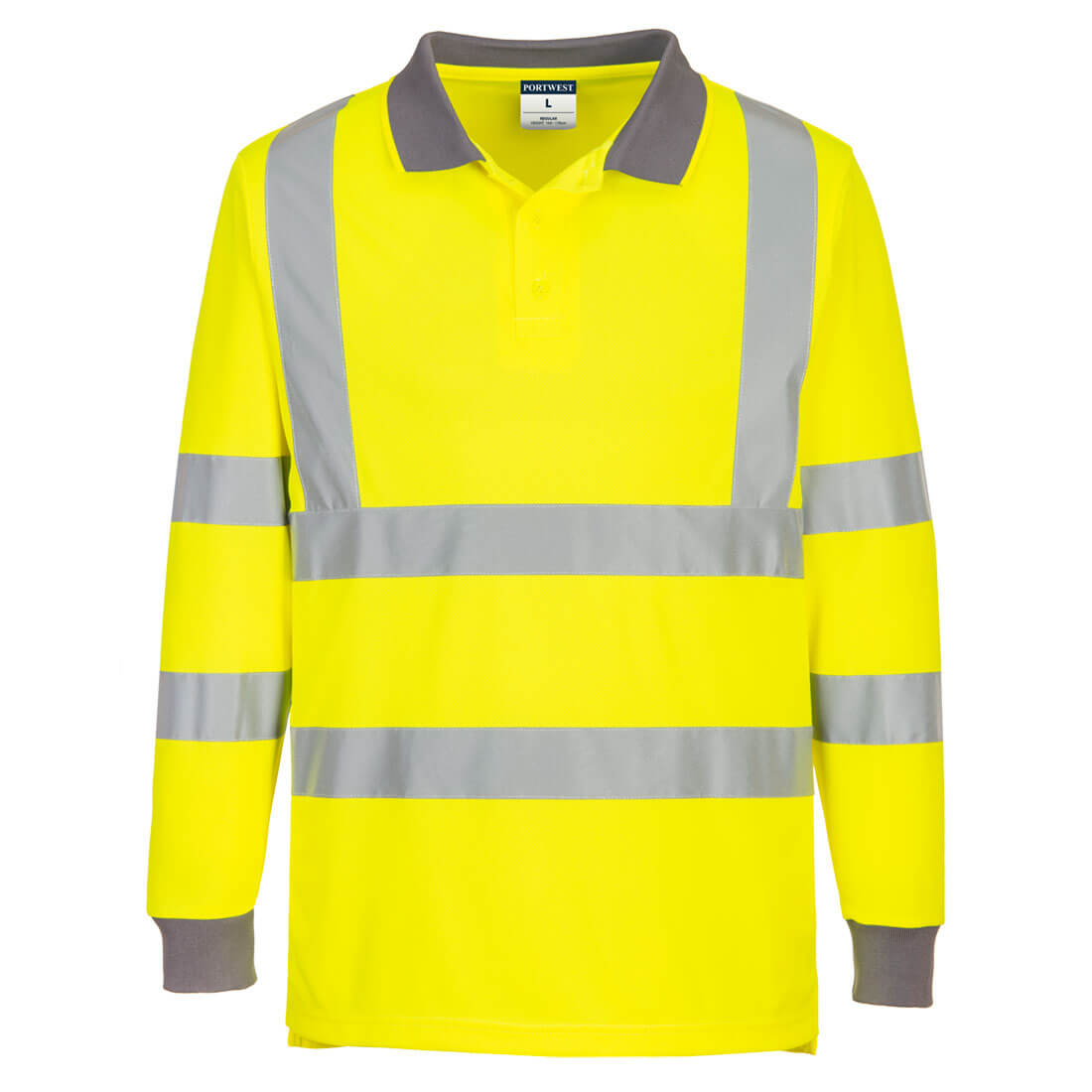 Eco Hi-Vis Pitkähihainen pikeepaita (6kpl pakkaus) EC11-1