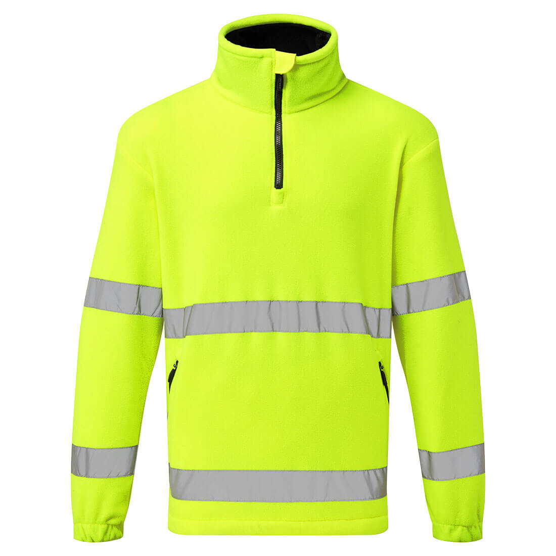 Hi-Vis 1/2 vetoketju Fleece F302-1
