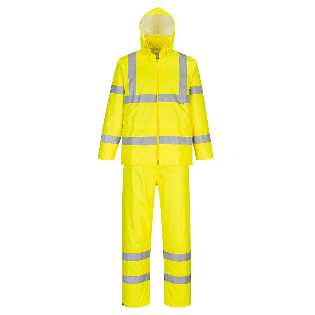 Hi-Vis pieneen tilaan pakattava sadeasu H448-1