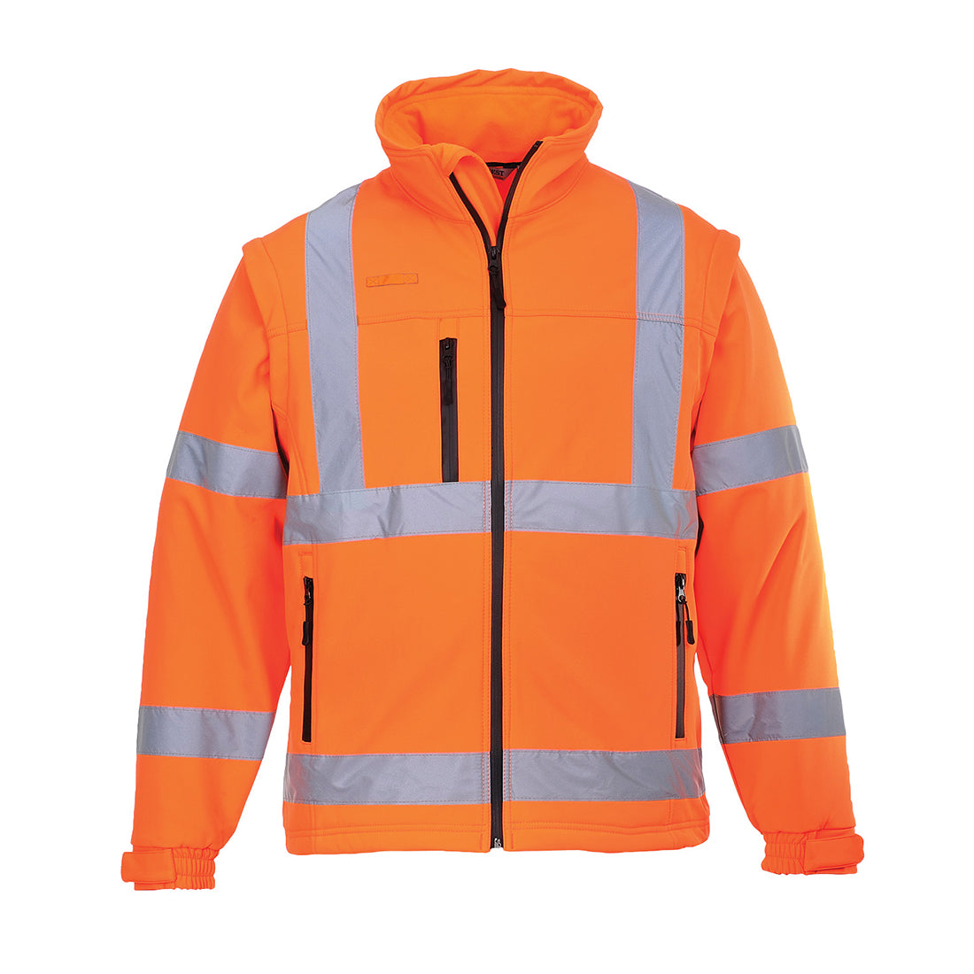 Irrotettavahihainen Hi-Vis Softshell takki (3L) S428-0