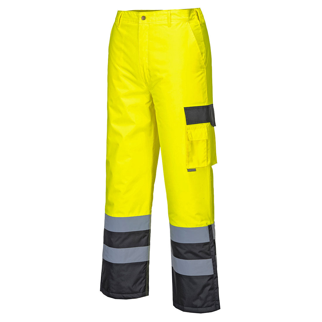 Hi-Vis Vuorelliset Kontrastiväri talvihousut S686-2