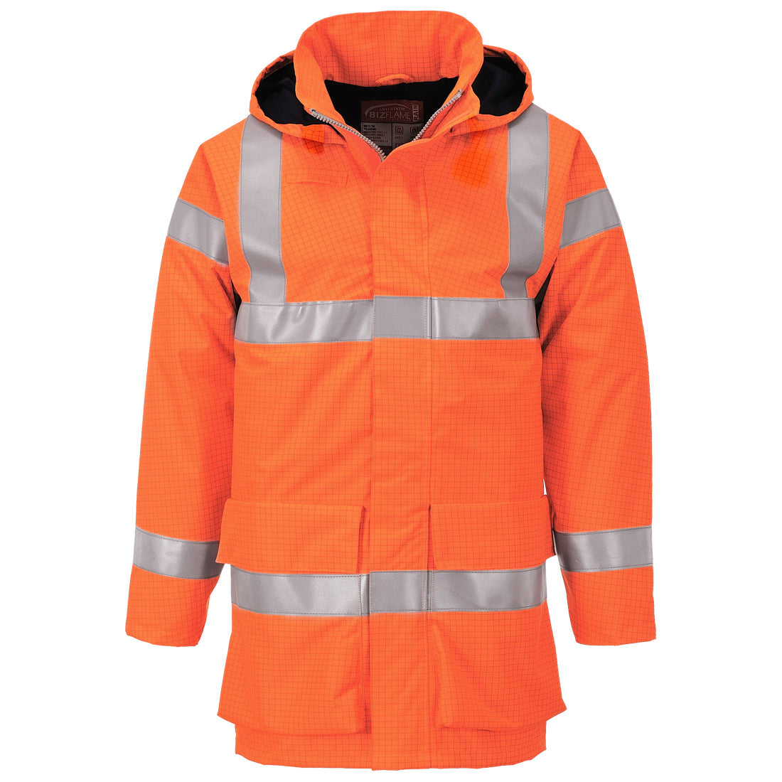 BizFlame Hi-Vis Multinormi sadetakki. S774-0