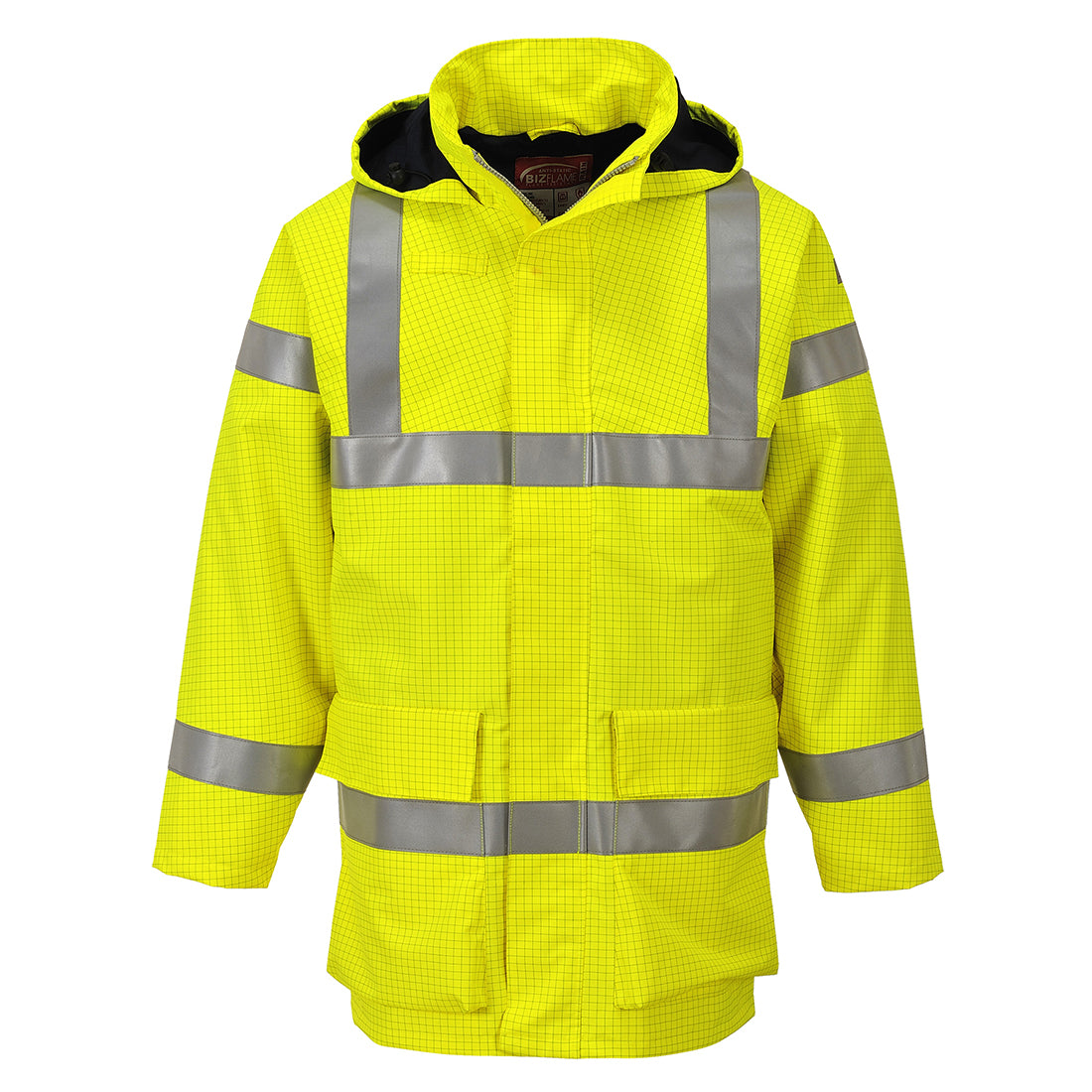 BizFlame Hi-Vis Multinormi sadetakki. S774-1