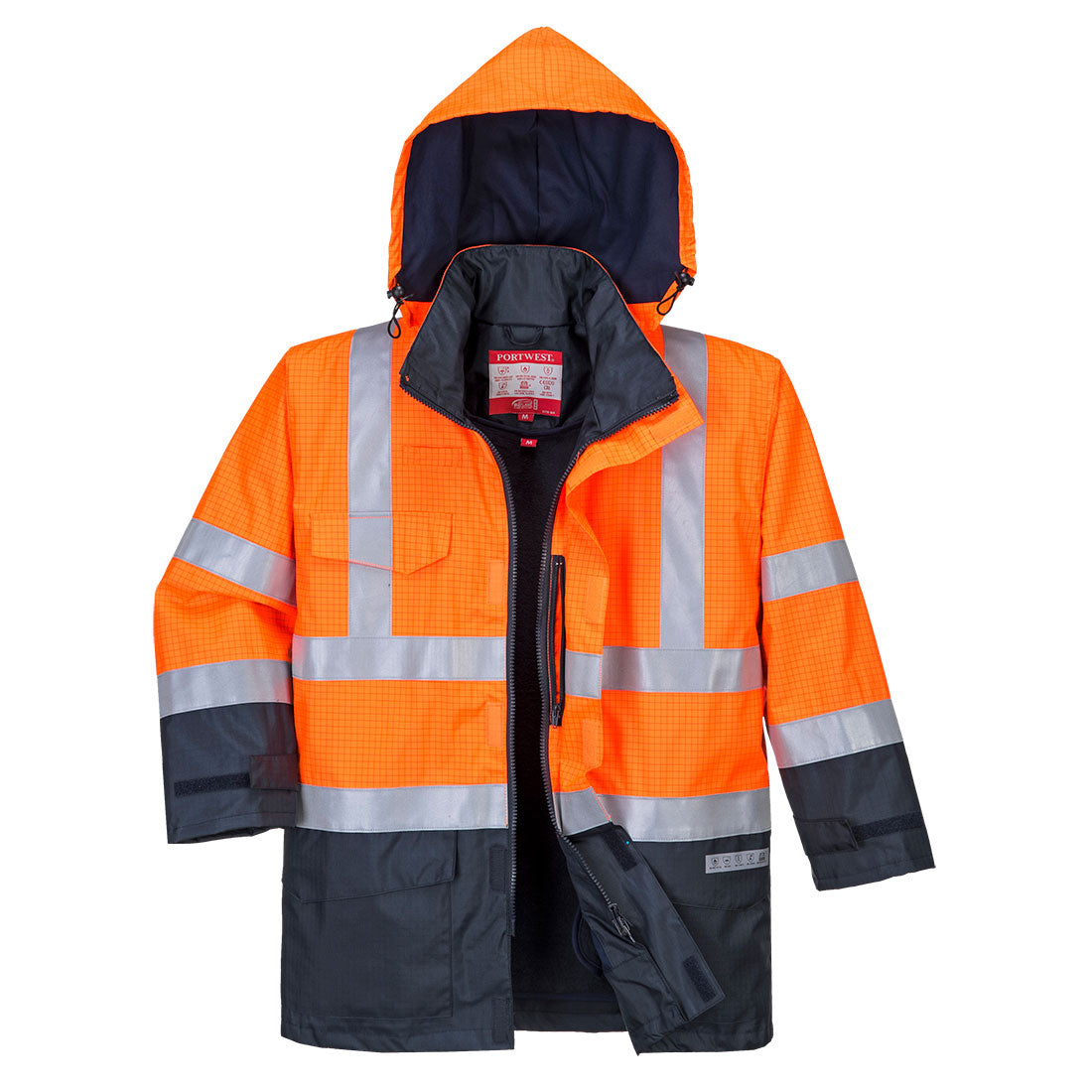 Bizflame Hi-Vis vuorellinen multinormiparkatakki S779-0