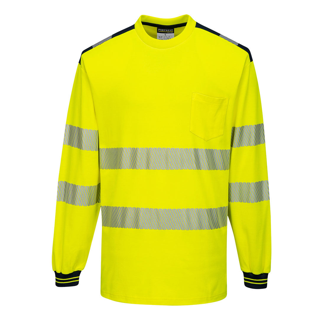 PW3 Hi-Vis Pitkähihainen t-paita T185-2