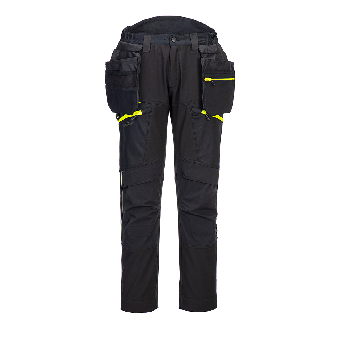 DX4- Softshell-housut irrotettavilla riipputaskuilla DX450