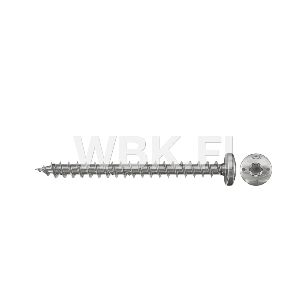 YLEISRUUVI RST 4X40 A2 TORX 100 KPL/LTK