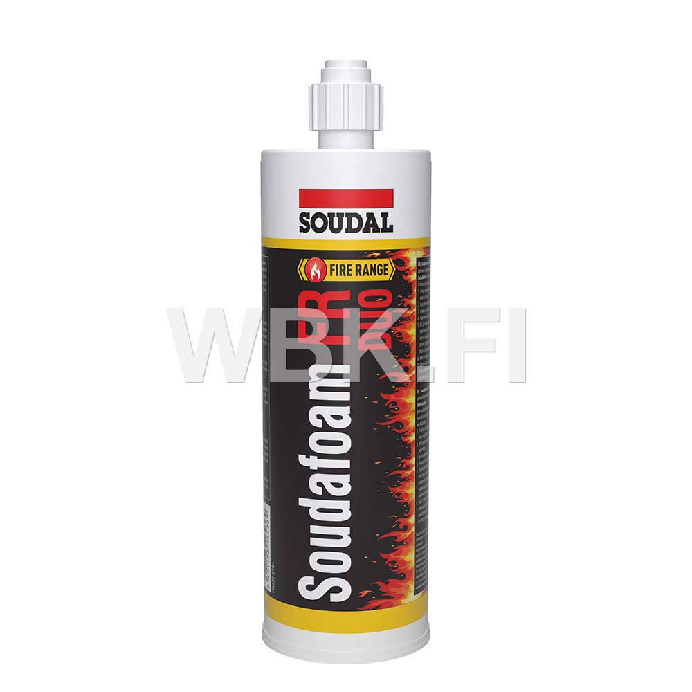 PALOKATKOVAAHTO 2K SOUDAFOAM FR DUO SOUDAL 380ML PUN GRAFF KAKSOISPATR