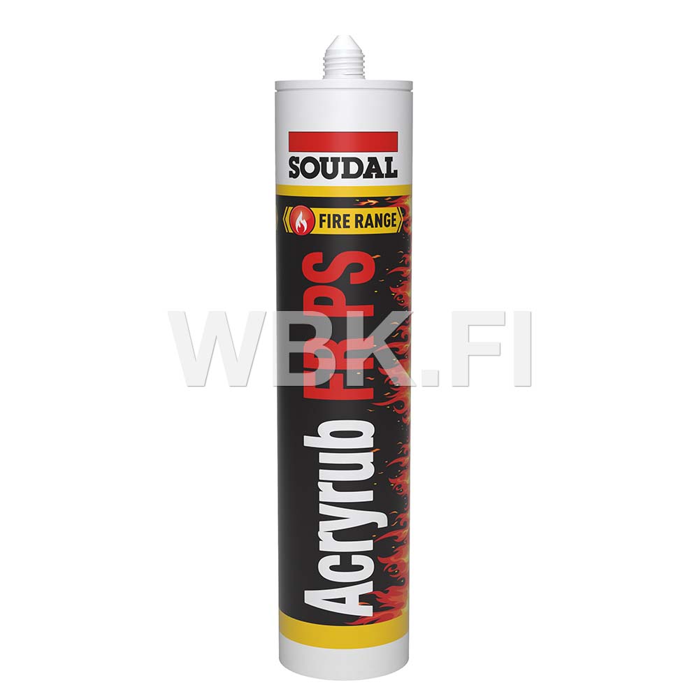 PALOAKRYYLIMASSA ACRYRUB FR PS SOUDAL 600ML VALKOINEN