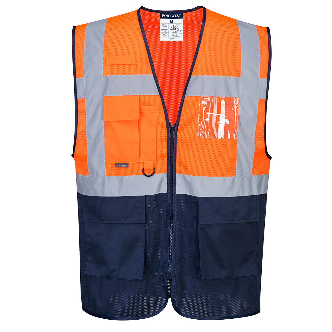 Hi-Vis kaksiväri MeshAir esimiesliivi C377-0